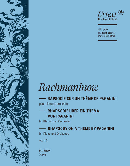 RACHMANINOW - Rapsodie sur un thème de Paganini op. 43