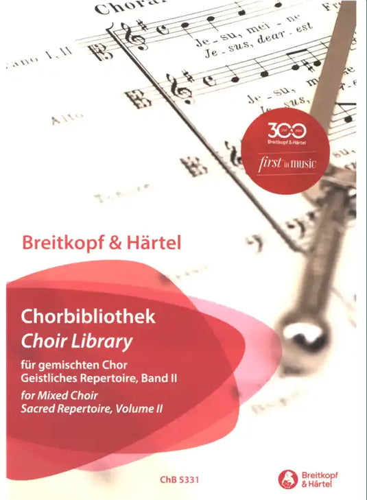 BACH - Choir Library for Mixed Choir, Sacred Repertoire Volume 2