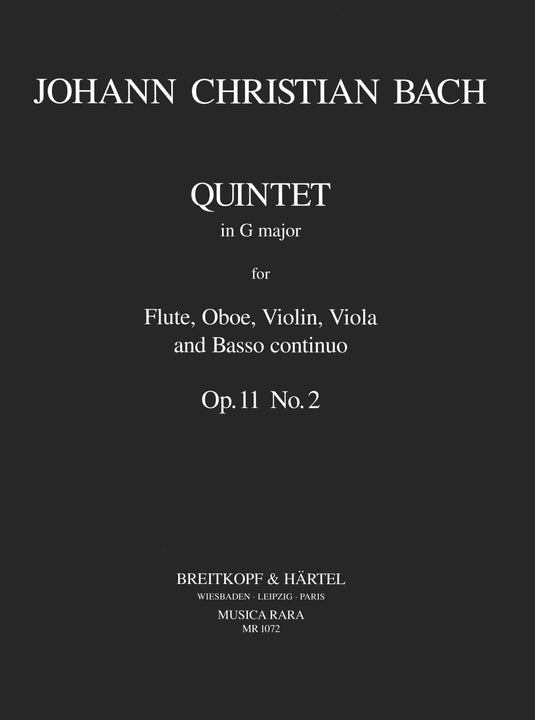 BACH - Quintet in G major Op. 11 No. 2