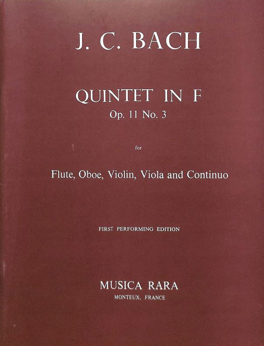 BACH - Quintet in F major Op. 11 No. 3