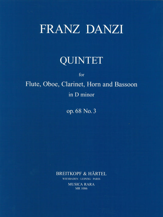 DANZI - Quintet in D minor Op. 68/3