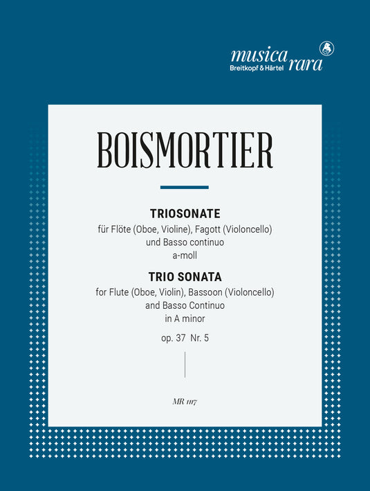 BOISMORTIER - 5 Trio Sonatas Op. 37