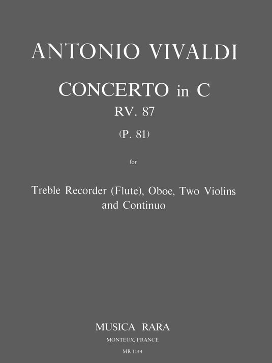 VIVALDI - Concerto in C major RV 87