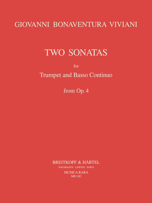 VIVIANI - 2 Sonatas from Op. 4
