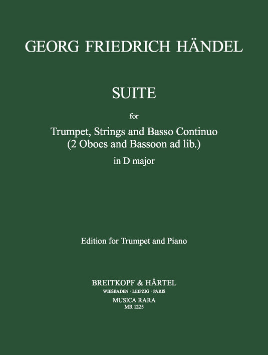 HÄNDEL - Suite in D major HWV 341