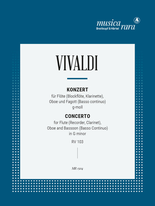 VIVALDI - Concerto in G minor RV 103