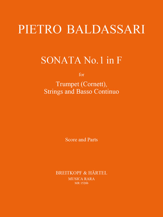 BALDASSARI - Sonata No. 1 in F