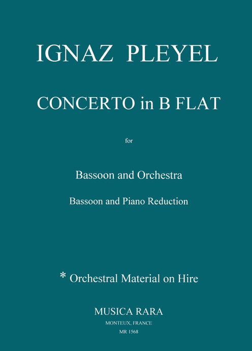 PLEYEL - Concerto in B flat major B 107