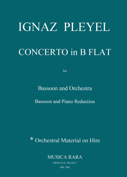 PLEYEL - Concerto in B flat major B 107
