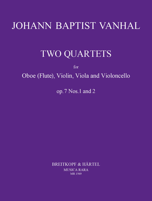 VANHAL - 6 Quartets Op. 7