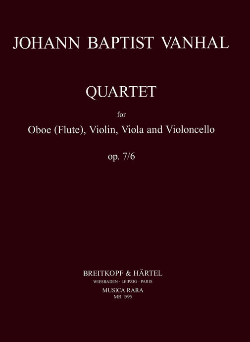VANHAL - 6 Quartets Op. 7