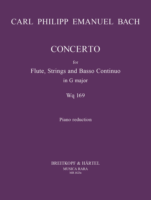 BACH - Flute Concerto in G major Wq 169
