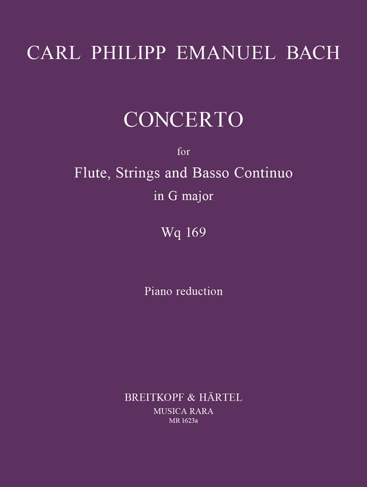 BACH - Flute Concerto in G major Wq 169