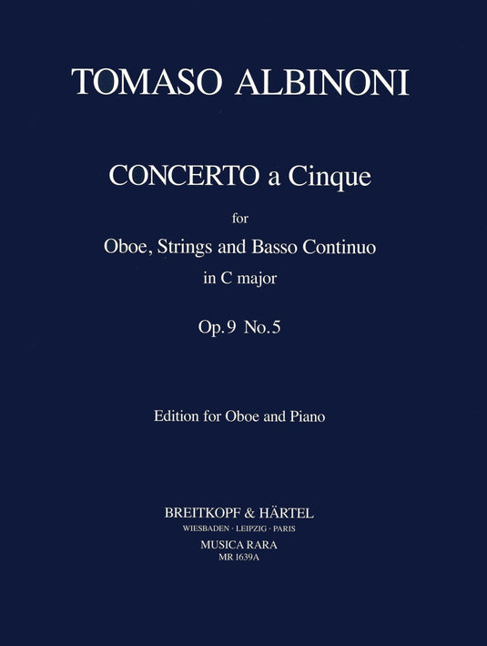 ALBINONI - Concerto a 5 in C Op. 9/5