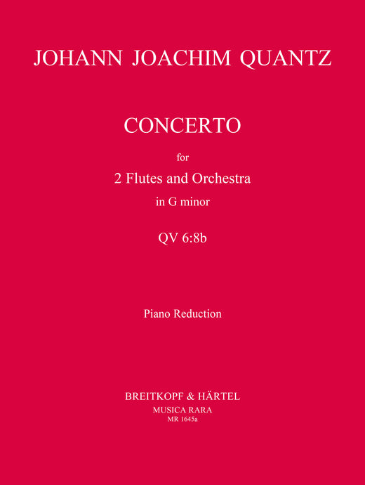 QUANTZ - Flute Concerto in G minor QV 6:8b