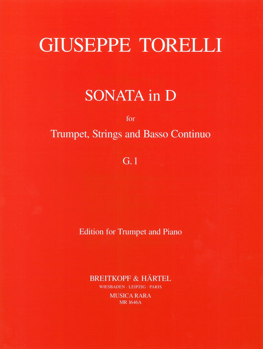 TORELLI - Sonatas in D