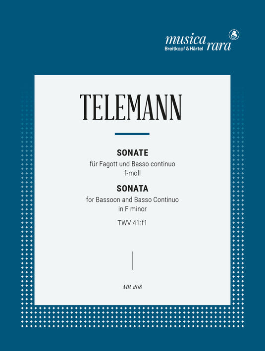 TELEMANN - Sonata in F minor TWV 41:f1