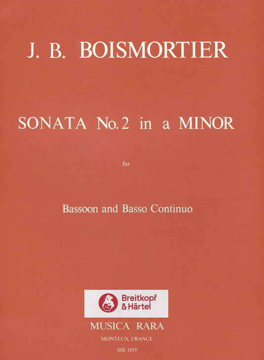 BOISMORTIER - Sonata No. 2 in in A minor