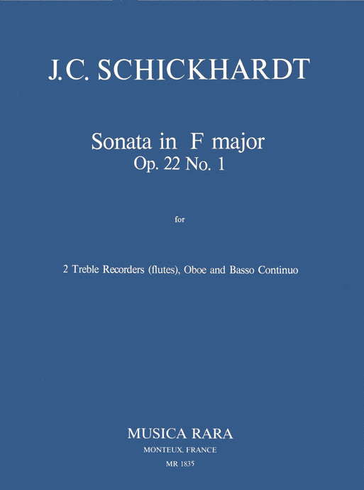 SCHICKHARDT - Sonatas Op. 22