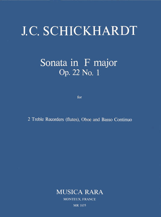 SCHICKHARDT - Sonatas Op. 22