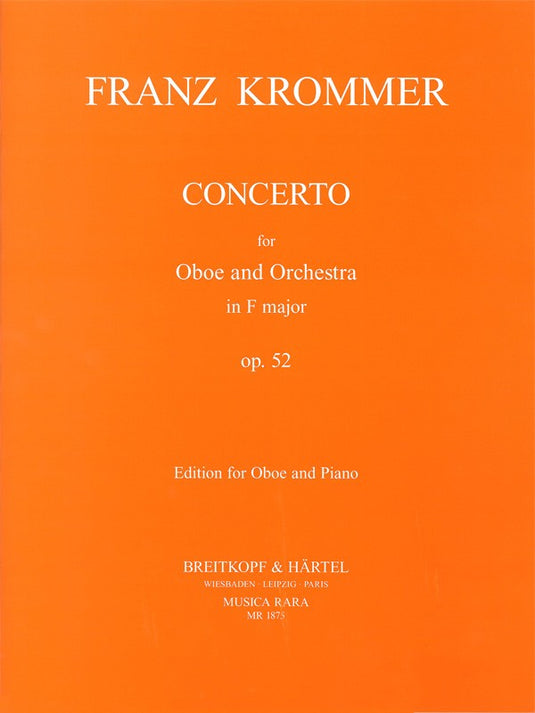 KROMMER - Concerto in F major Op. 52