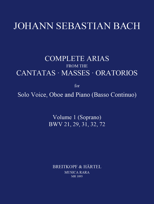 BACH - Complete Arias and Sinfonias