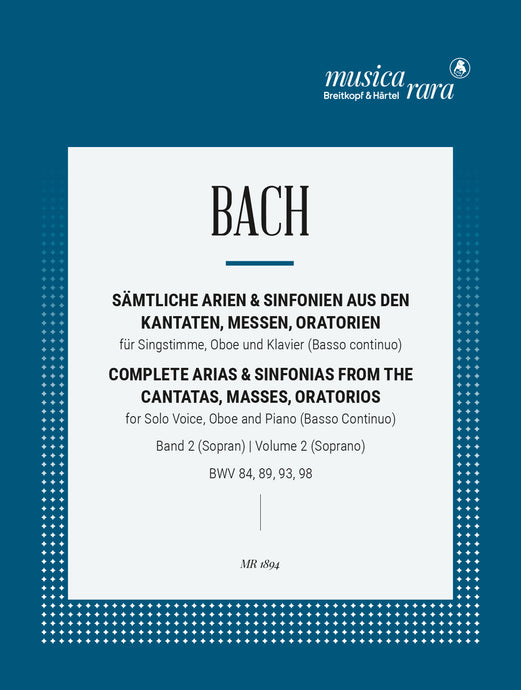 BACH - Complete Arias and Sinfonias