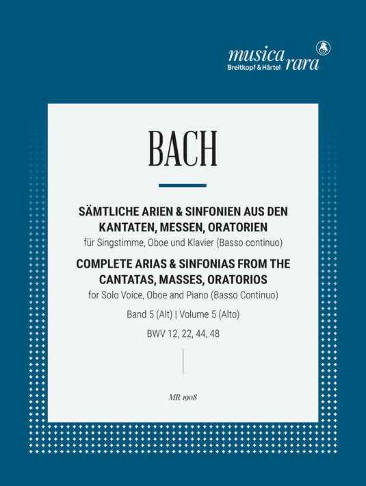 BACH - Complete Arias and Sinfonias