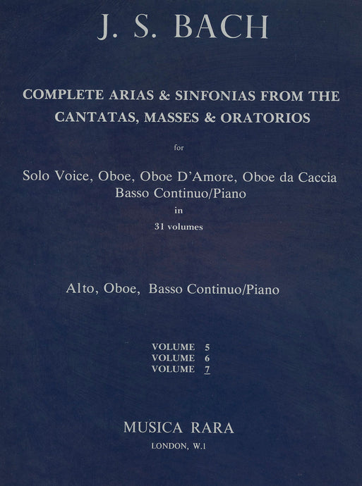 BACH - Complete Arias and Sinfonias