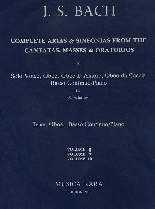 BACH - Complete Arias and Sinfonias