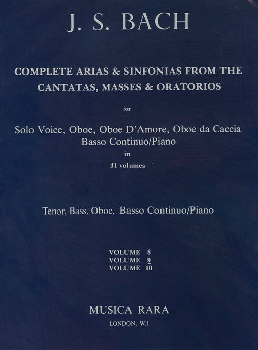 BACH - Complete Arias and Sinfonias