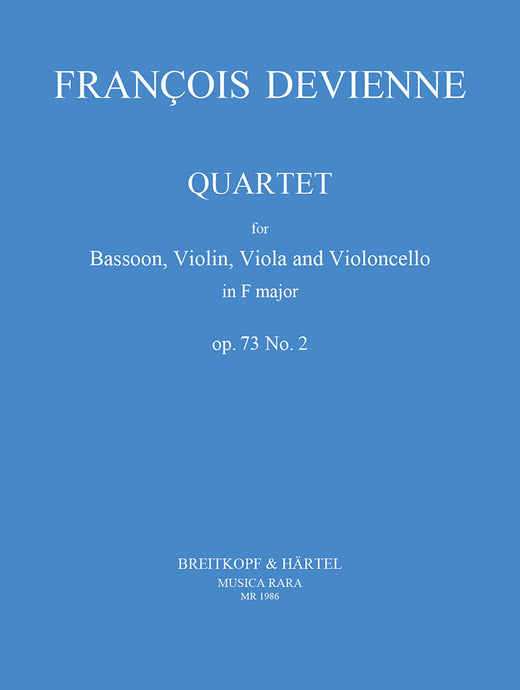 DEVIENNE - 3 Quartets Op. 73