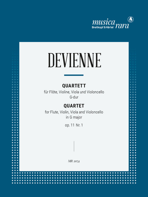 DEVIENNE - Quartet in G major Op. 11 No. 1