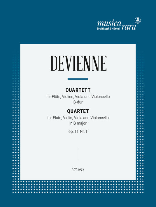 DEVIENNE - Quartet in G major Op. 11 No. 1