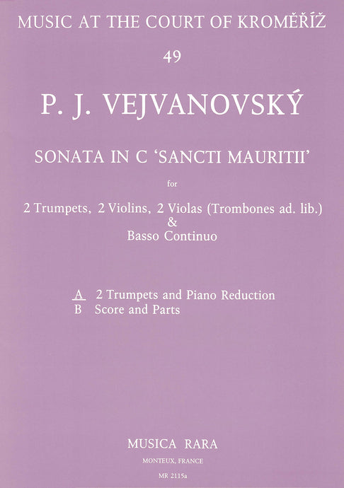 VEJVANOWSKY - Sonata in C “Sancti Mauritii”