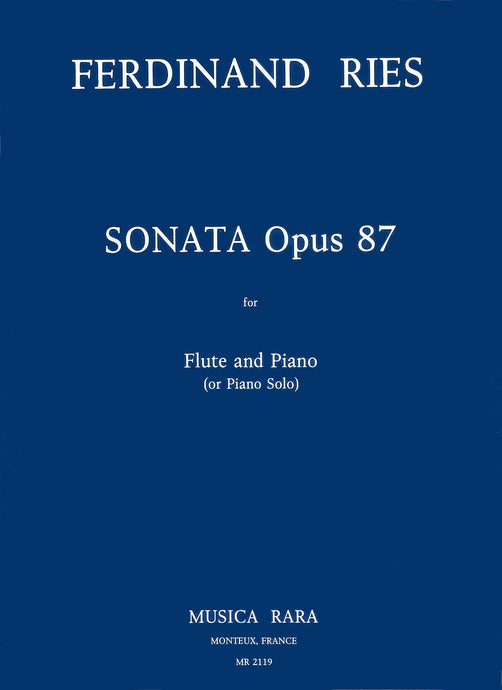 RIES - Sonata in G major Op. 87