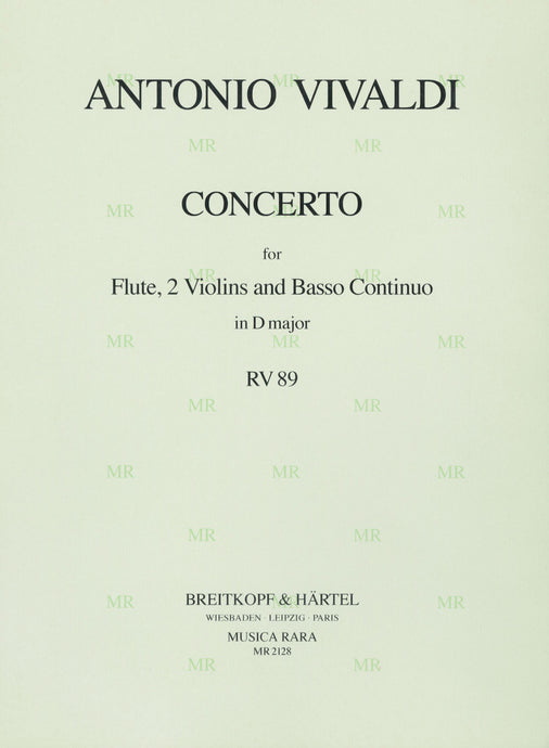 VIVALDI - Concerto in D major RV 89