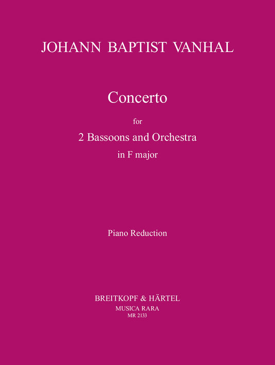 VANHAL - Concerto in F major