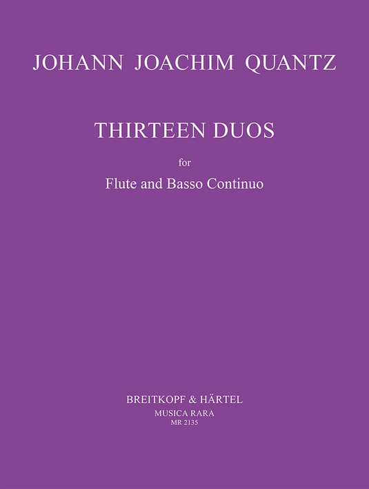 QUANTZ - 13 Duets