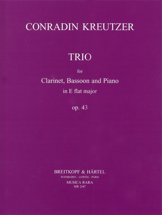 KREUTZER - Trio in Eb Op. 43