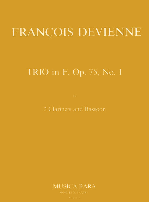 DEVIENNE - Trio in F major Op. 75 No. 1