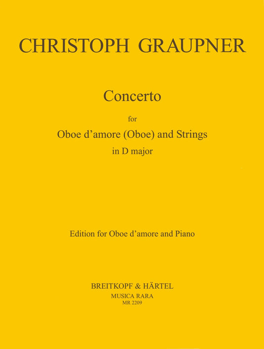 GRAUPNER - Concerto in D