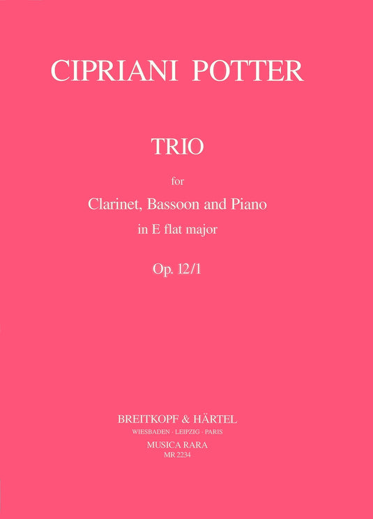 POTTER - Trio in Eb major Op. 12 No. 1