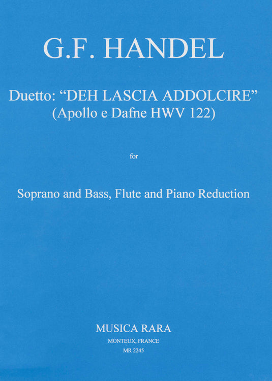 HÄNDEL - Duet “Deh lascia addolcire”