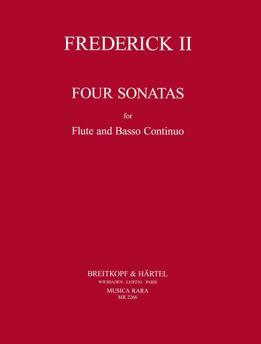 FRIEDRICH DER GROSSE - 4 Sonatas