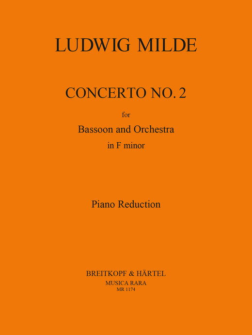 MILDE - Bassoon Concerto No. 2 in F minor