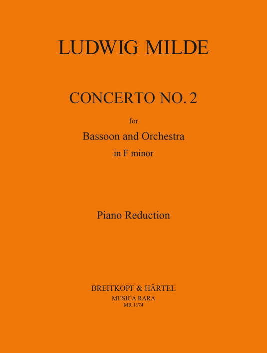 MILDE - Bassoon Concerto No. 2 in F minor