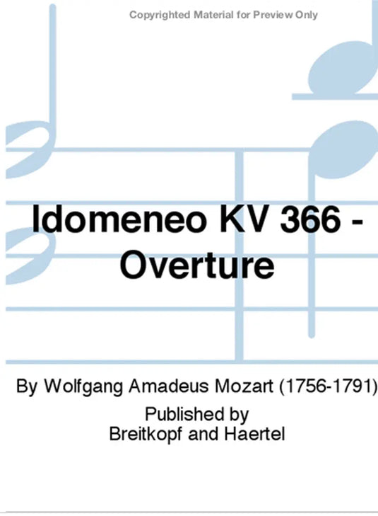 MOZART - Idomeneo K. 366