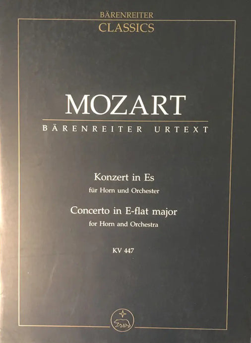 MOZART - Concerto for Horn and Orchestra no. 3 in E-flat major K. 447