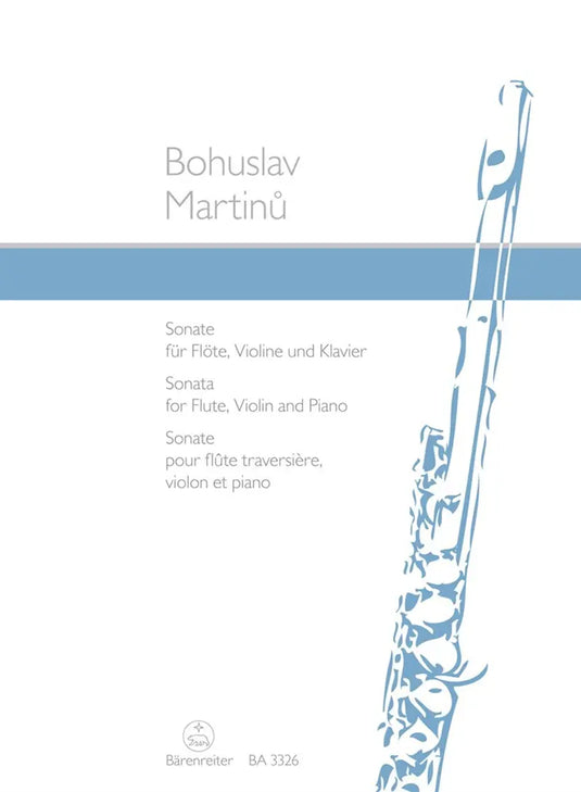 MARTINU - Sonata for Flute, Violin and Piano